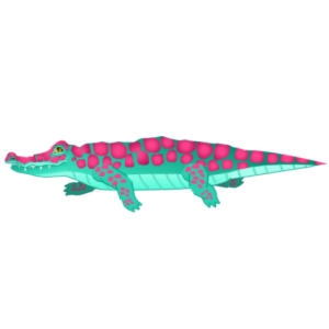 Retro Crocodile